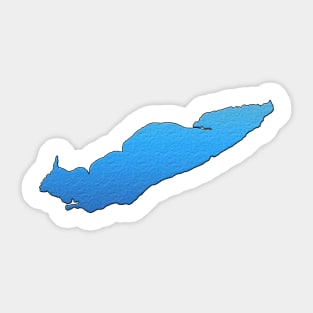 Lake Erie Great Lakes Outline Sticker